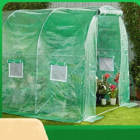 Tunel Foliowy Ogrodowy Szklarnia 4x2,5x2m Folia 10m² UV-4 Premium Tunel Foliowy Ogrodowy Szklarnia 4x2,5x2m Folia 10m² UV-4 Premium