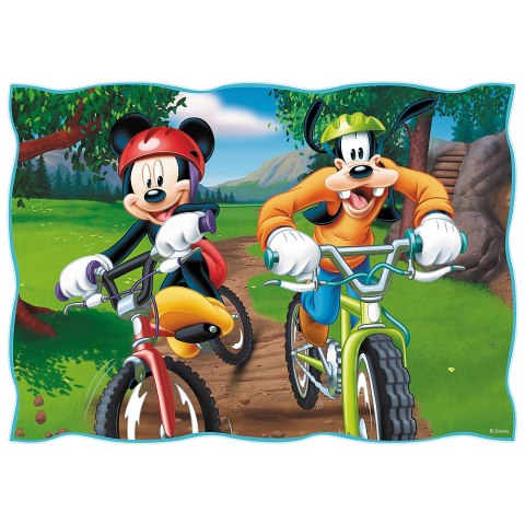 Puzzle - "4w1" - Fajny dzień Mickiego Trefl 34604