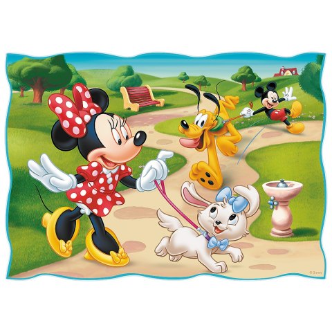 Puzzle - "4w1" - Fajny dzień Mickiego Trefl 34604