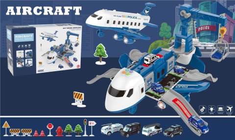 Parking Samolot Policja + Akcesoria