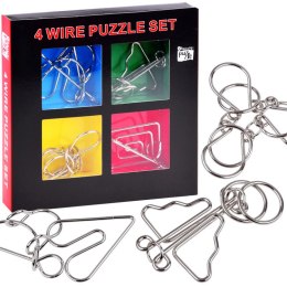 4 Puzzle dla dzieci bajkowe bajki zakręcona metalowa łamigłówka
