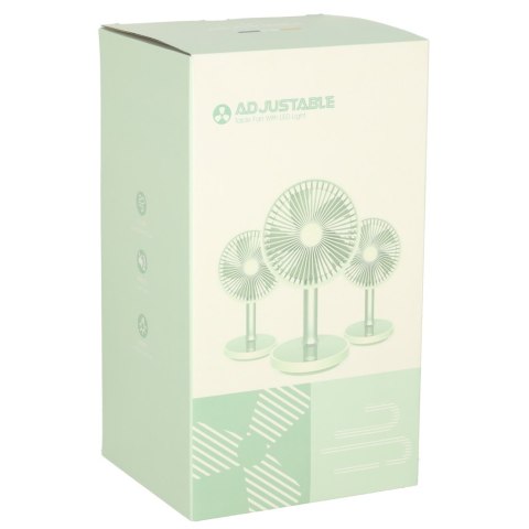 Wentylator stojący na nóżce biały