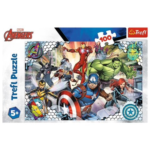 Puzzle - 100 - Sławni Avengers - Disney Marvel The Avengers 16454