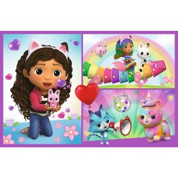 Puzzle - 2x70 - Baw się z Gabby - Universal Gabbys Dollhouse 34438