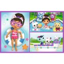 Puzzle - 2x70 - Baw się z Gabby - Universal Gabbys Dollhouse 34438