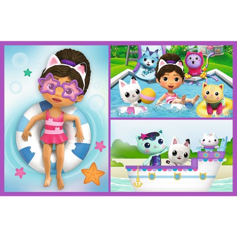 Puzzle - 2x70 - Baw się z Gabby - Universal Gabbys Dollhouse 34438