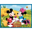 Puzzle - 2w1 + memos - Poznaj bohaterów Disney - Disney Standard Characters 93344