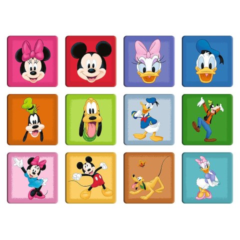 Puzzle - 2w1 + memos - Poznaj bohaterów Disney - Disney Standard Characters 93344