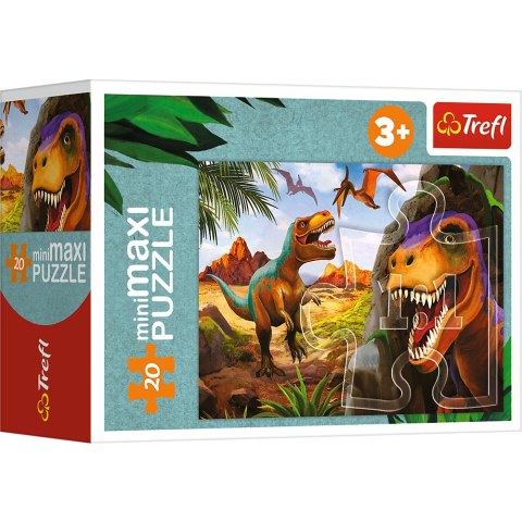 Puzzle - miniMaxi - Poznaj świat dinozaurów - Trefl 56036