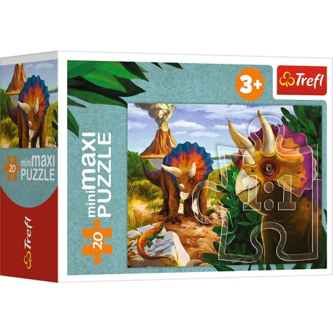 Puzzle - miniMaxi - Poznaj świat dinozaurów - Trefl 56036