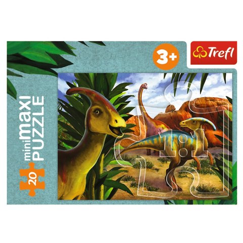 Puzzle - miniMaxi - Poznaj świat dinozaurów - Trefl 56036
