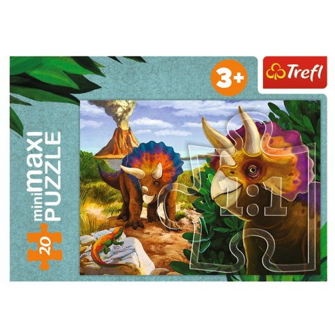 Puzzle - miniMaxi - Poznaj świat dinozaurów - Trefl 56036