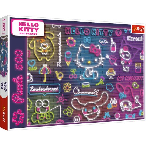 Puzzle - 500 - Neon Hello KittyFSC Mix 70% 37523