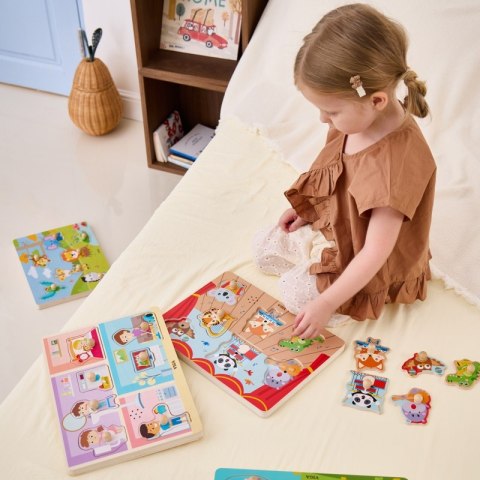 VIGA Puzzle Dźwiękowe Dopasuj Muzykujące Zwierzęta VIGA Puzzle Dźwiękowe Dopasuj Muzykujące Zwierzęta