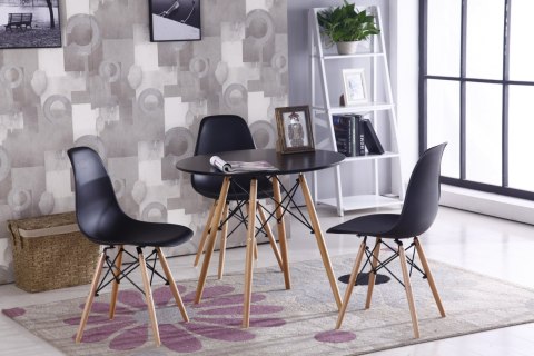 Zestaw 4 krzeseł do salonu jadalni skandynawskie