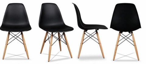 Zestaw 4 krzeseł do salonu jadalni skandynawskie