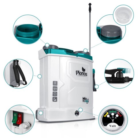 Opryskiwacz akumulatorowy Plonos PL-603 Opryskiwacz akumulatorowy Plonos PL-603