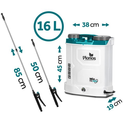 Opryskiwacz akumulatorowy Plonos PL-603 Opryskiwacz akumulatorowy Plonos PL-603