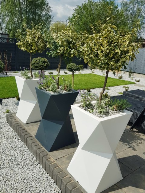 Designerska donica MONUMO VALENCIA Antracyt Designerska donica MONUMO VALENCIA Antracyt