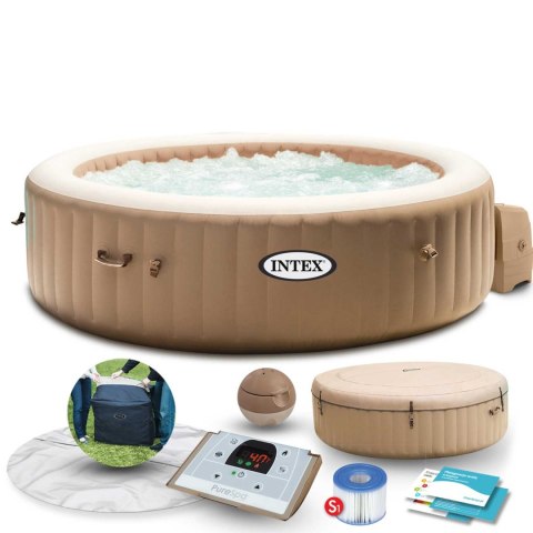 Dmuchane jacuzzi hydromasaż 6 os. 216x71 cm akcesoria premium INTEX 28428 Dmuchane jacuzzi hydromasaż 6 os. 216x71 cm akcesoria premium INTEX 28428