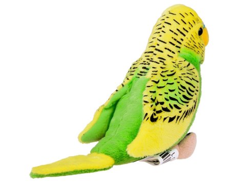 Maskotka pluszowa Papuga falista zielono-żółta papużka ptaszek 13cm 13728