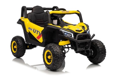 4x4 auto na akumulator  Buggy Madman UTV-MX Żółty