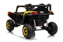 4x4 auto na akumulator  Buggy Madman UTV-MX Żółty