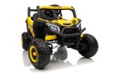 4x4 auto na akumulator  Buggy Madman UTV-MX Żółty