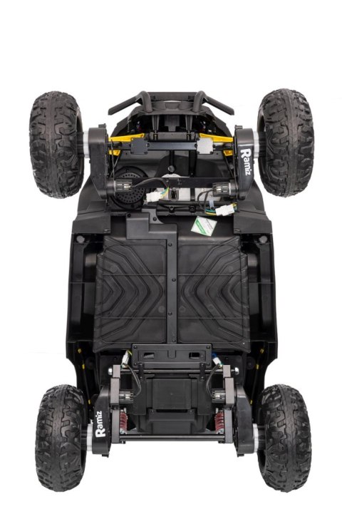 4x4 auto na akumulator  Buggy Madman UTV-MX Żółty