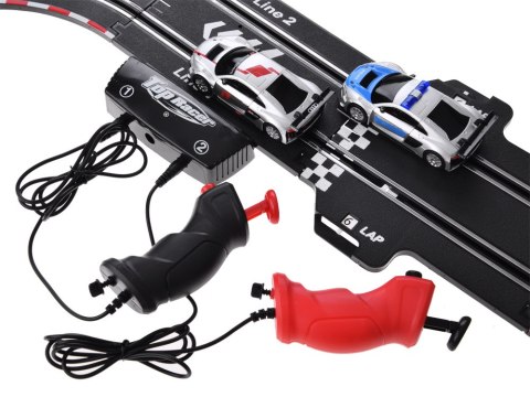 Elektryczny Tor wyścigowy rajdowy samochodowy 2 auta AUDI trasa 8m