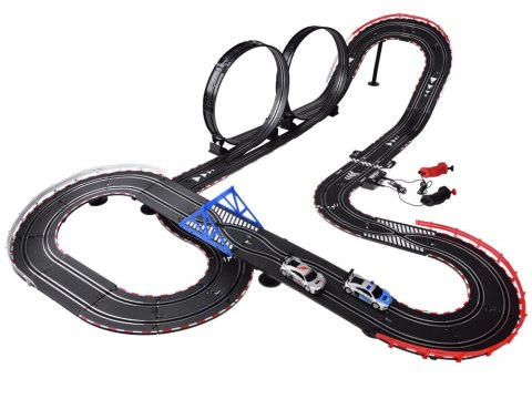 Elektryczny Tor wyścigowy rajdowy samochodowy 2 auta AUDI trasa 8m