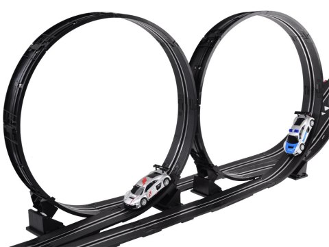 Elektryczny Tor wyścigowy rajdowy samochodowy 2 auta AUDI trasa 8m