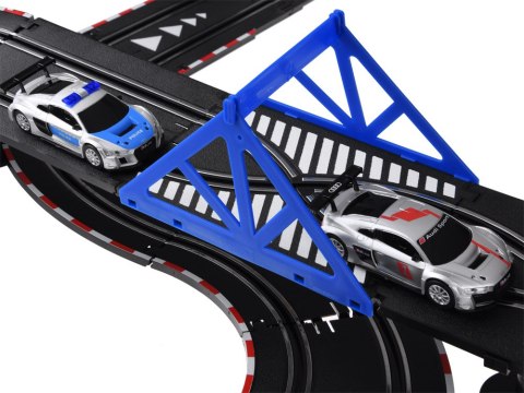 Elektryczny Tor wyścigowy rajdowy samochodowy 2 auta AUDI trasa 8m