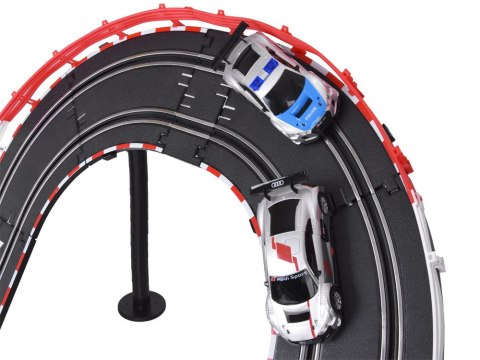 Elektryczny Tor wyścigowy rajdowy samochodowy 2 auta AUDI trasa 8m