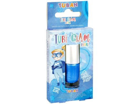 Tuban Tubi Glam lakier do paznokci dla dzieci niebieski perłowy 5ml ZA5648 Tuban Tubi Glam lakier do paznokci dla dzieci niebieski perłowy 5ml ZA5648