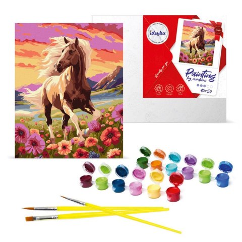 Zestaw do malowania po numerach Pełen gracji koń KHO6584 40x50