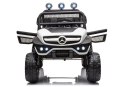 Auto samochód  na Akumulator Mercedes Unimog S Biały