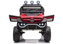 Auto samochód  na Akumulator Mercedes Unimog S Czerwony Lakier