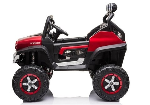 Auto samochód  na Akumulator Mercedes Unimog S Czerwony Lakier