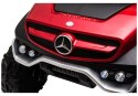 Auto samochód  na Akumulator Mercedes Unimog S Czerwony Lakier