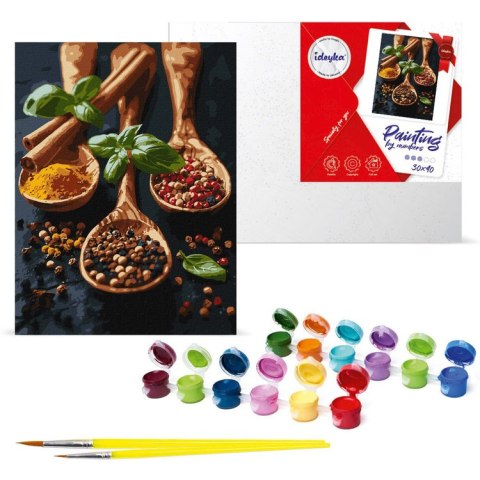 Zestaw do malowania po numerach wykwintne przyprawy KHO5689 30 x 40 AP0011