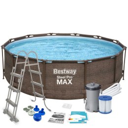 Basen ogrodowy stelażowy 366 x 100 cm 10w1 Bestway 56709