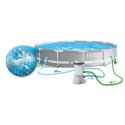 Basen ogrodowy stelażowy Prism Frame 366 x 76 cm 4w1 INTEX 26712