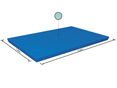 Bestway Plandeka Pokrywa na basen 221x150cm 58103