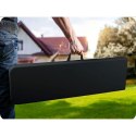 Ławka ogrodowa składana 180 cm Plonos czarna