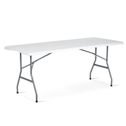 Stół ogrodowy składany 180 cm Plonos biały