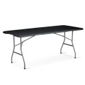 Stół ogrodowy składany 180 cm Plonos czarny