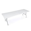Stół ogrodowy składany 244 cm Plonos biały