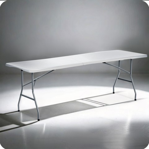 Stół ogrodowy składany 244 cm Plonos biały