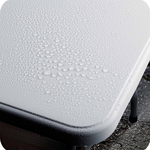 Stół ogrodowy składany 244 cm Plonos biały